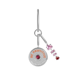 Pet It On Amulet Charm Set - Be Pawsitive + Fish Bone
