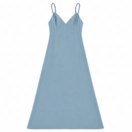 Women Kiro V Neck Slip Dress - Blue [價格已含稅]