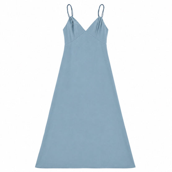 Women Kiro V Neck Slip Dress - Blue [價格已含稅]