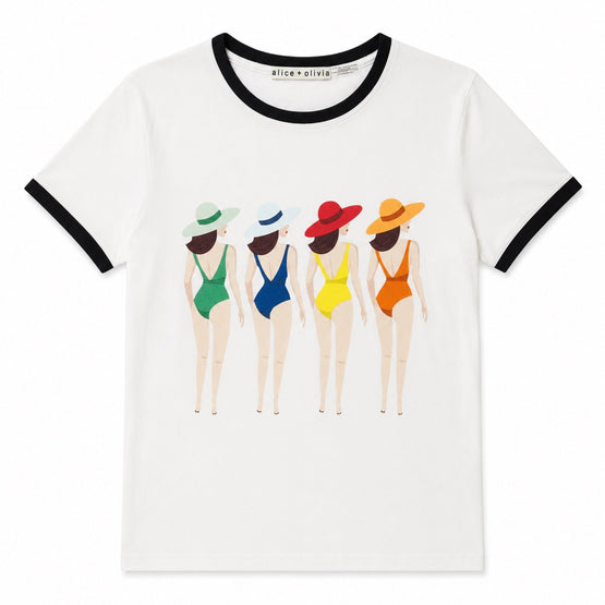 Women Rylyn Staceface Ss Crew Neck Top - Multi [價格已含稅]