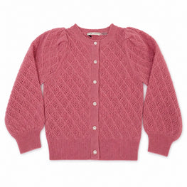 Women Doris Puff Sleeve Cardigan - Pink [價格已含稅]