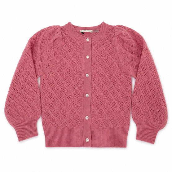 Women Doris Puff Sleeve Cardigan - Pink [價格已含稅]