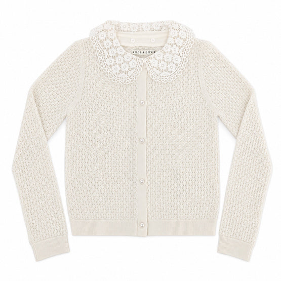 Women Carson Cardigan Collar - White [價格已含稅]