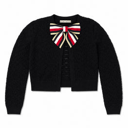 Women Dollie Open Front Cardigan - Black [價格已含稅]