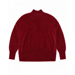 Women Barbra Turtleneck Easy Pullover - Red [價格已含稅]