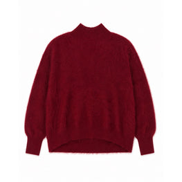 Women Barbra Turtleneck Easy Pullover - Red [價格已含稅]