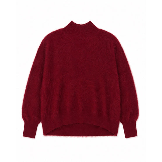 Women Barbra Turtleneck Easy Pullover - Red [價格已含稅]