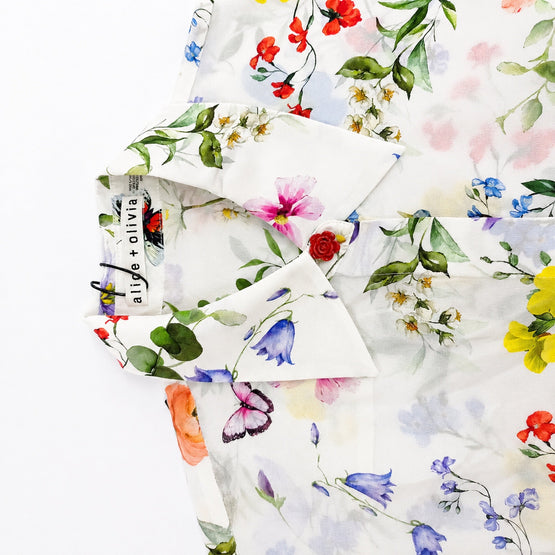 Women Willa Plkt Top - White, Multi [價格已含稅]