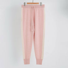 Women N.33 Side Stripe Cashmere Pant - Rose