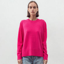 Women N.20 Oversized Crew - Pink Flash