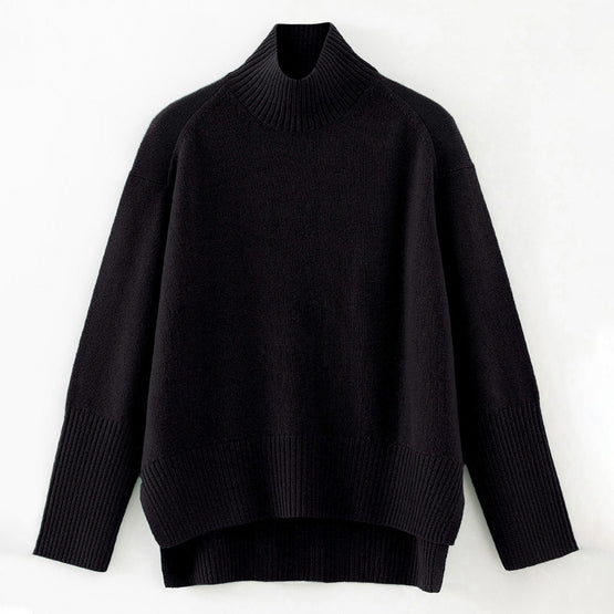 Women N.07 Chunky Polo - Black