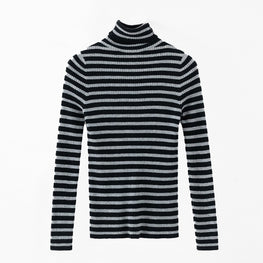 Women 072 Stripe Polo - Side Walk Stripe