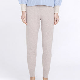 Women N.46 Cashmere Classic Track Pant - Champagne