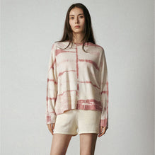 Women N.2122d Fine Knit Dye Summer V-Neck - Lush Lines
