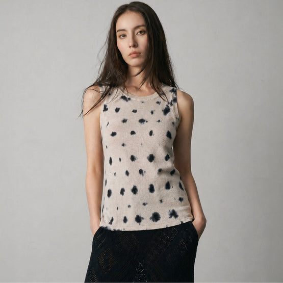 Women N.2140 Dye Beach Vest - Pearl Guernica