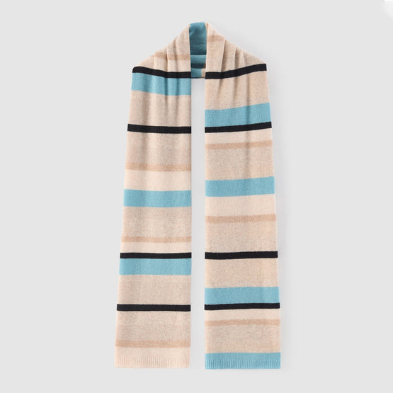 Women N.2147 Featherweight Striped Travel Wrap Clu - Cefalu