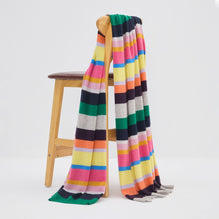 Women N.2147 Featherweight Striped Travel Wrap - Palermo