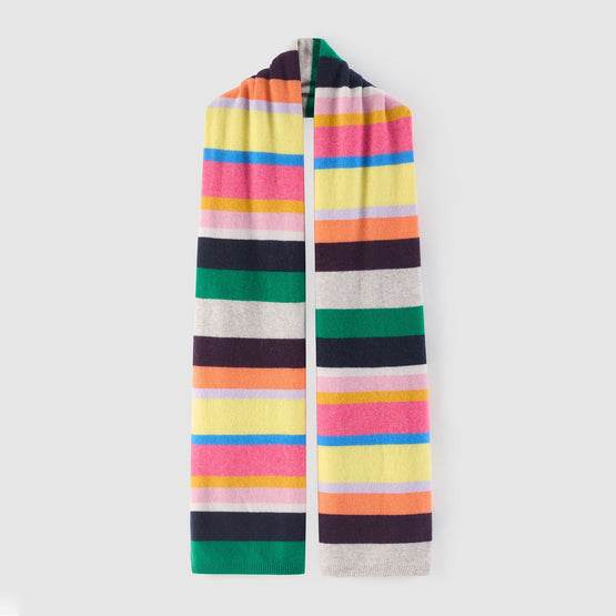 Women N.2147 Featherweight Striped Travel Wrap - Palermo