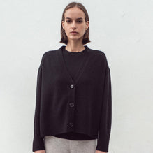 Women N.99 Oversized Cardi - Black