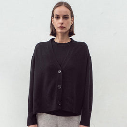 Women N.99 Oversized Cardi - Black