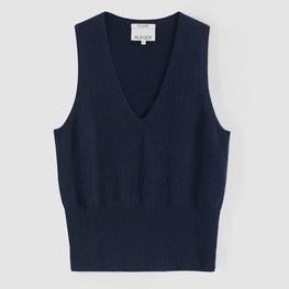 Women 180 Cashmere Classic Tank - French Navy