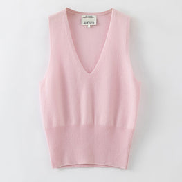 Women 180 Cashmere Classic Tank - Pearl Pink