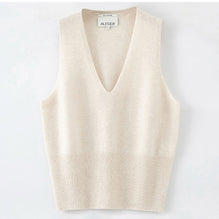 Women 180 Cashmere Classic Tank - Pearl Shell