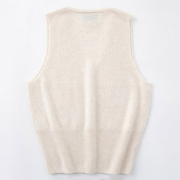 Women 180 Cashmere Classic Tank - Pearl Shell