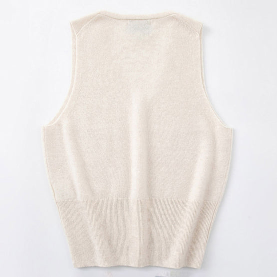 Women 180 Cashmere Classic Tank - Pearl Shell