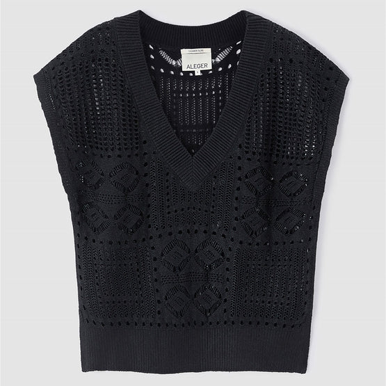Women N.2263 Antibes Foil Top - Black Foil