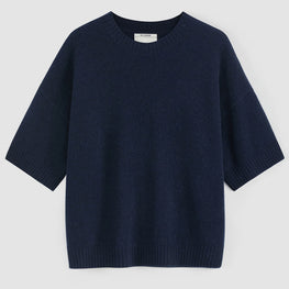 Women 273 Cashmere Featherweight Top - French Navy