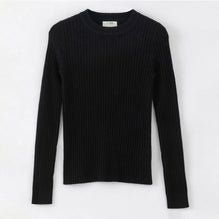Women N.289 Cashmere Ribbed Long Sleeve - Black