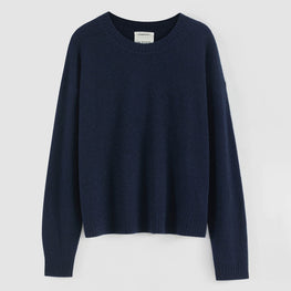 Women 294 Cashmere Featherweight Sweater - French Navy