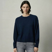 Women 294 Cashmere Featherweight Sweater - French Navy