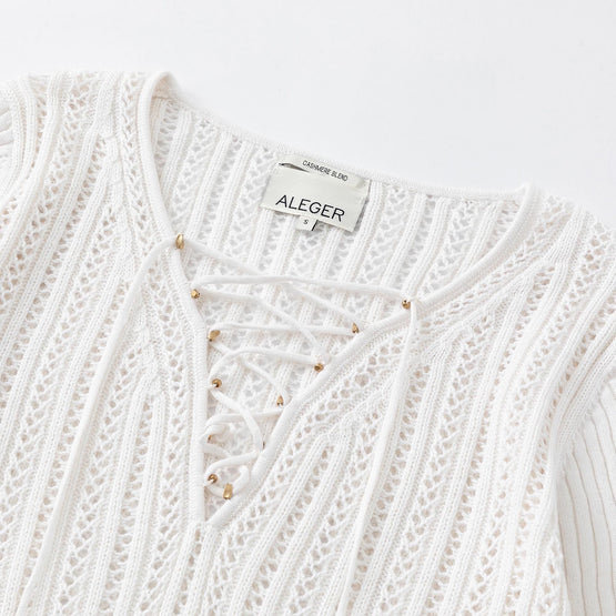 Women N.300 Lulu Flared Sleeve - Ivory