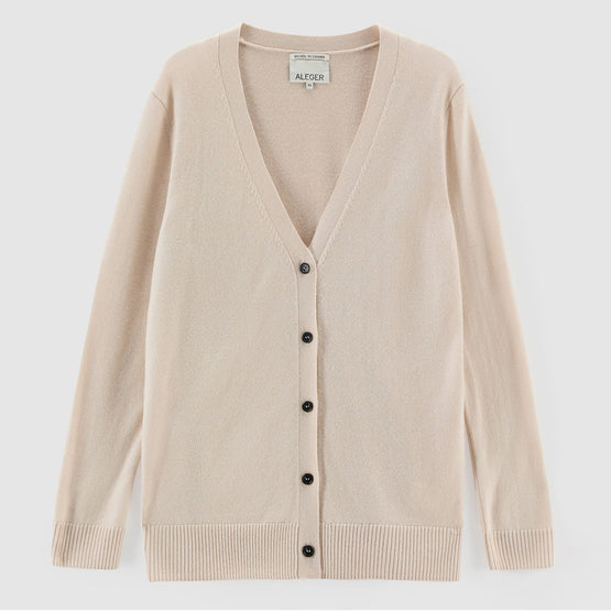Women N.320 Long Line Cardi - Shell