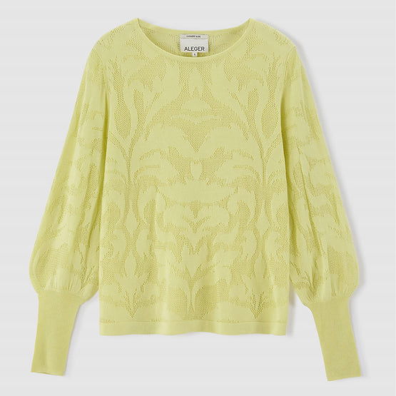 Women N.2343 Flora Bell Sleeve - Lemon Lime
