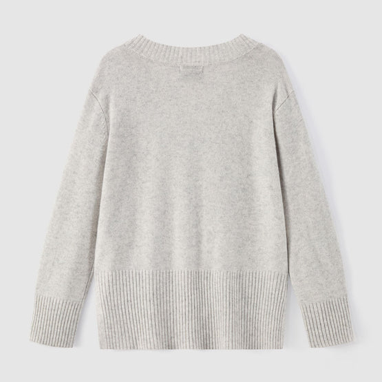 Women 374 Classics V Neck - Polar Grey