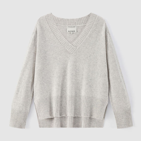 Women 374 Classics V Neck - Polar Grey
