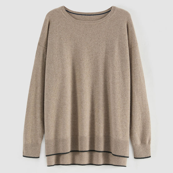 Women 375 Cashmere Blend Weekend Sweater - Stable