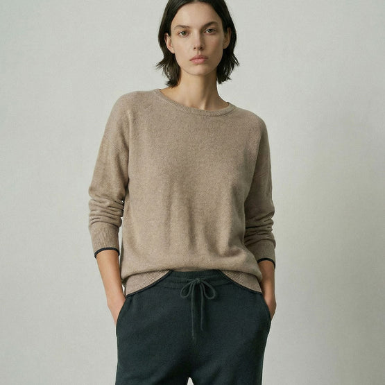 Women 375 Cashmere Blend Weekend Sweater - Stable