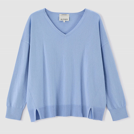 Women N.2403 Classic V-Neck - Surf