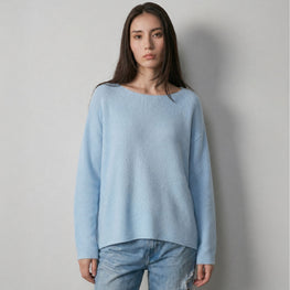 Women 485 Clouded Top - Whisper Blue