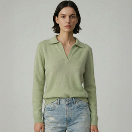 Women 522 Weekends Away Polo Mcm - Mint Creme