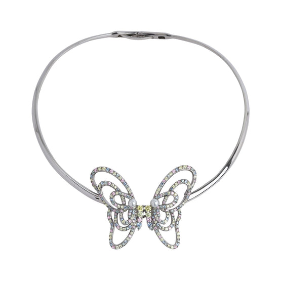 A To Z Brave Butterfly Necklace - Black