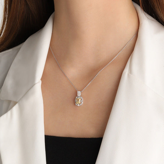 Always Enchanting Canary Yellow Necklace