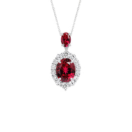 Always Alluring Ruby Red Necklace