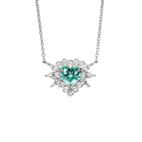 Fresco Bubbles Soapy Green Necklace