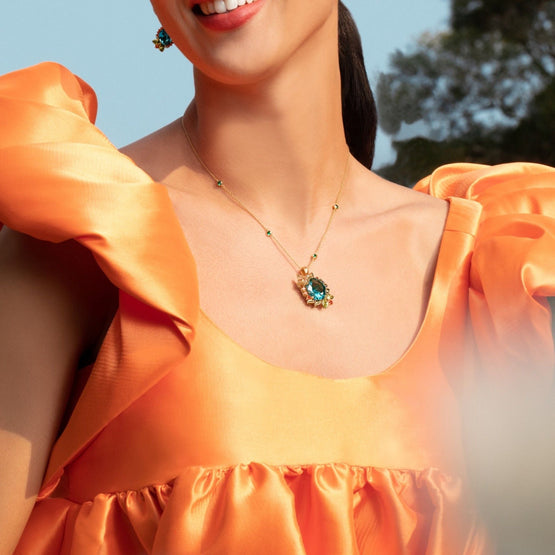 Viviana Whimsical Blooms Necklace