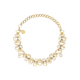 Pet It On Cluster Necklace - Honey Citrine Yellow